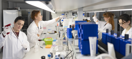 VBCF OroTech team members in the lab